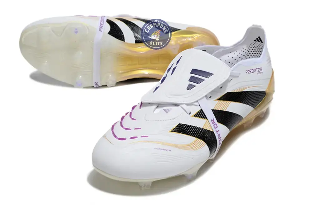 Predator League Fold-over Tongue FG Road to Glory - Blanc/Noir/Doré - Image 2