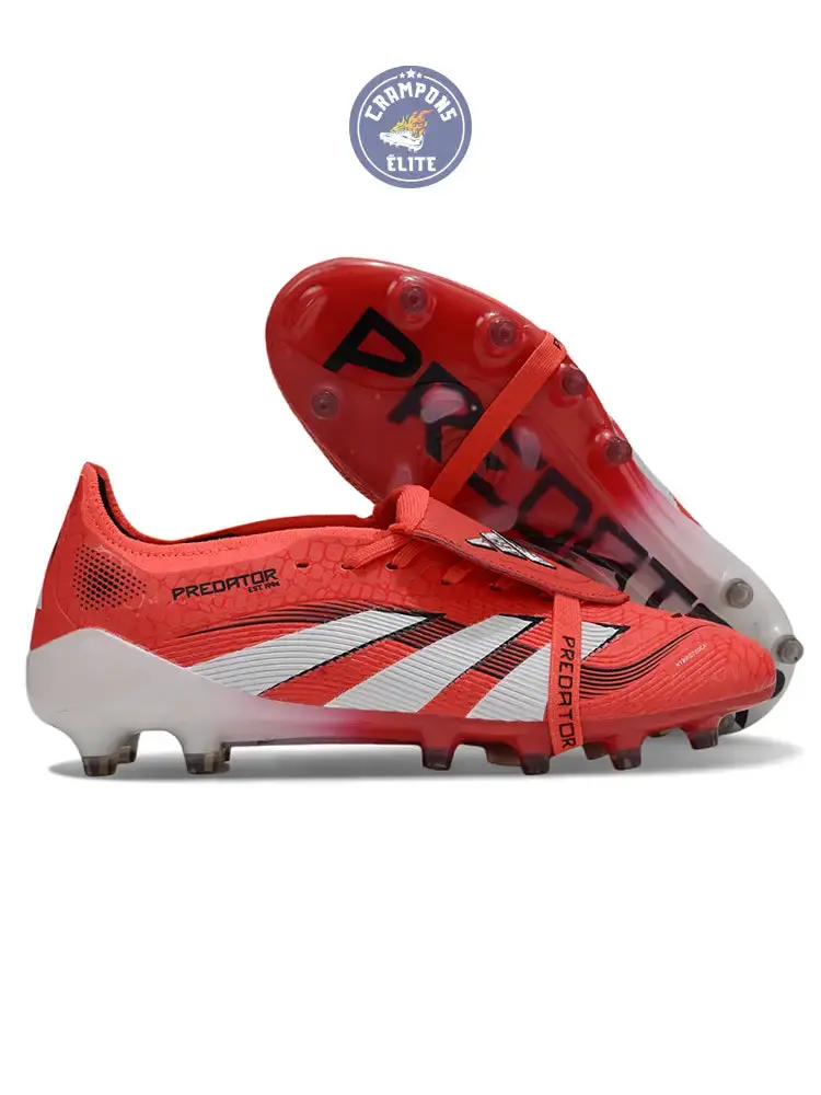 Predator Pro Fold-over Tongue AG Pure Victory - Lucid Red/Blanc/Noir