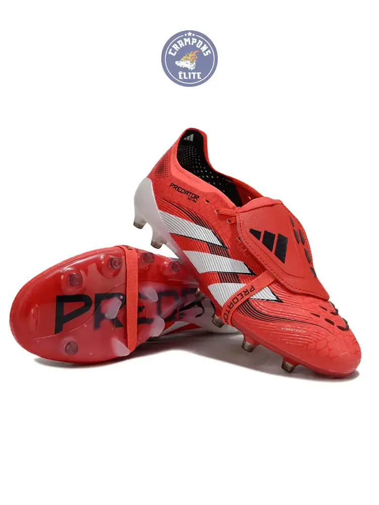 Predator Pro Fold-over Tongue AG Pure Victory - Lucid Red/Blanc/Noir - Image 2