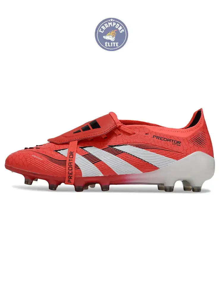 Predator Pro Fold-over Tongue AG Pure Victory - Lucid Red/Blanc/Noir - Image 5
