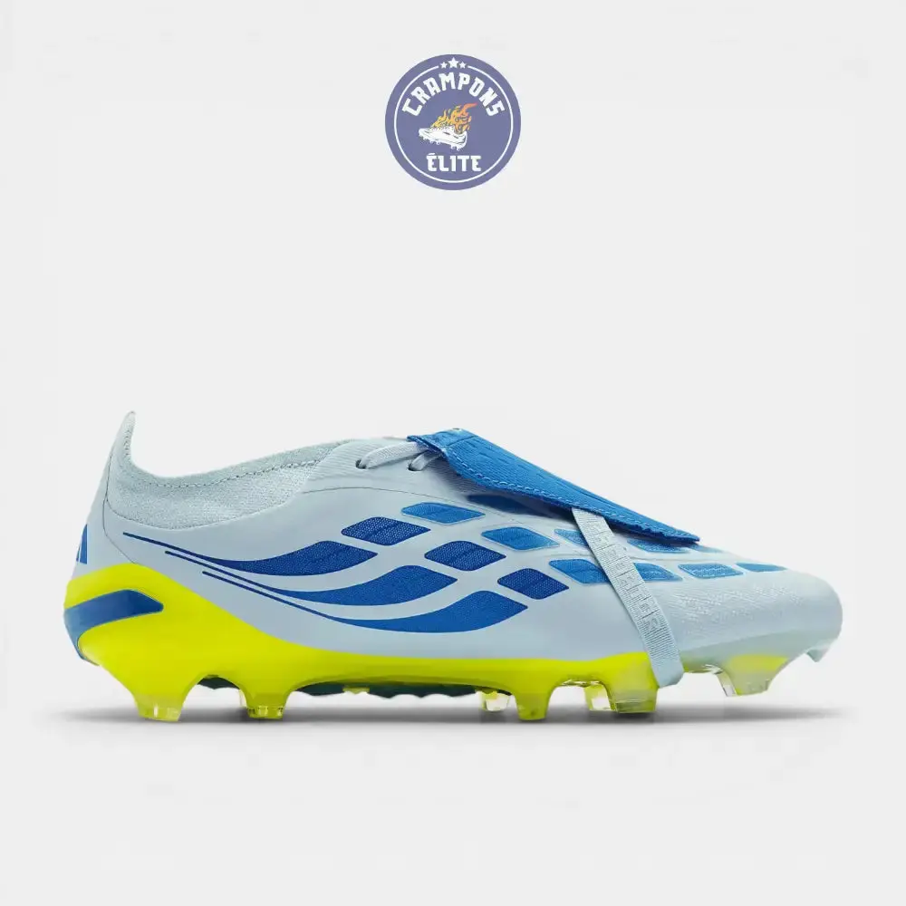 Adidas Predator Tongue Elite FG Ice Cold Precision - Gris/Bleu/Jaune - Image 3