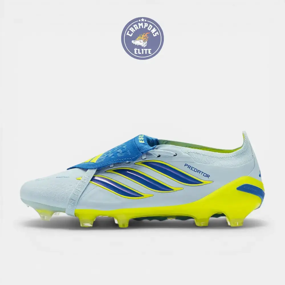 Adidas Predator Tongue Elite FG Ice Cold Precision - Gris/Bleu/Jaune - Image 4