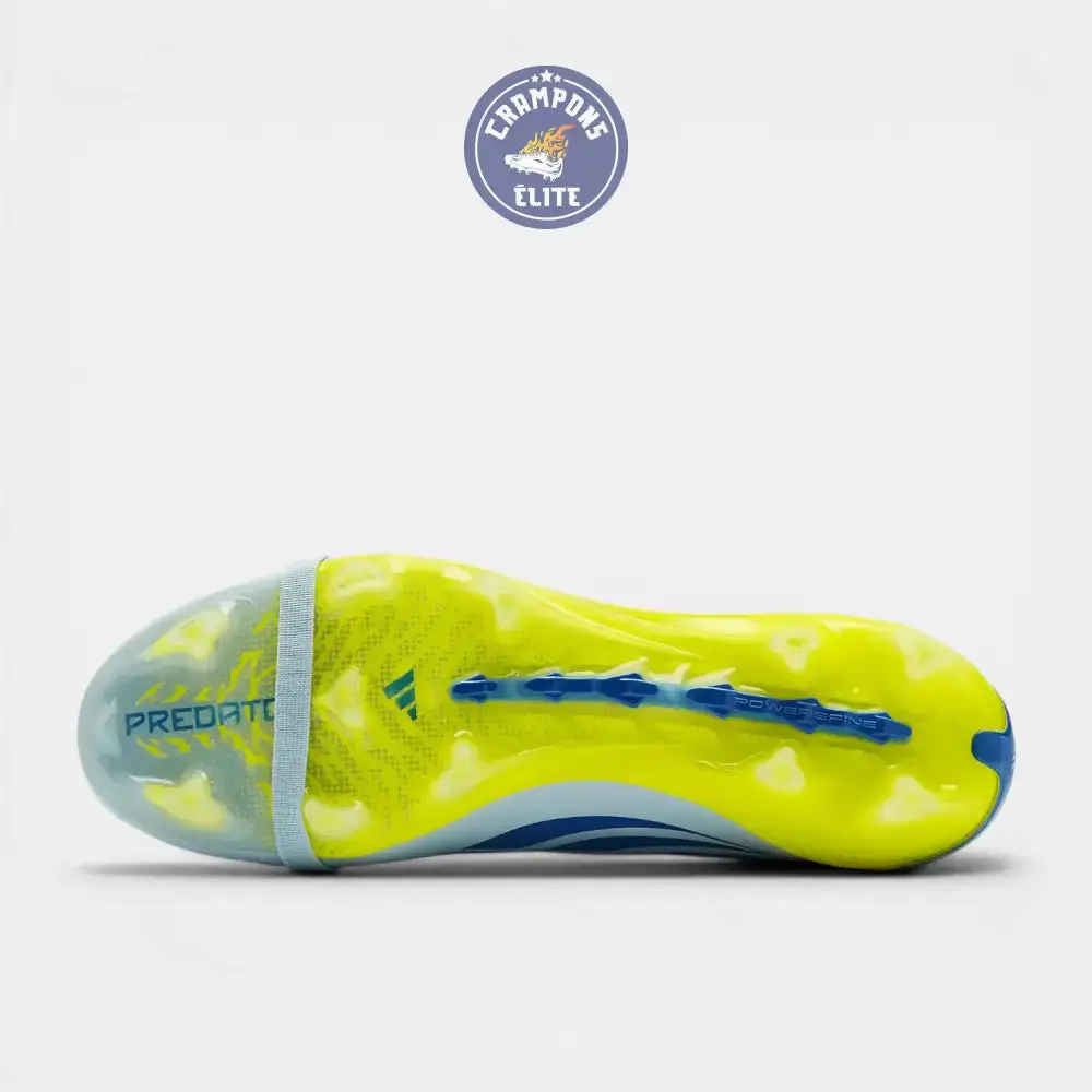 Adidas Predator Tongue Elite FG Ice Cold Precision - Gris/Bleu/Jaune - Image 5