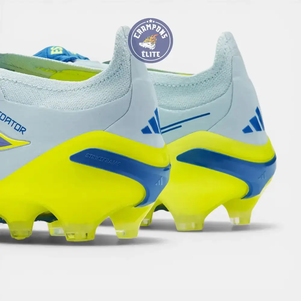 Adidas Predator Tongue Elite FG Ice Cold Precision - Gris/Bleu/Jaune - Image 6