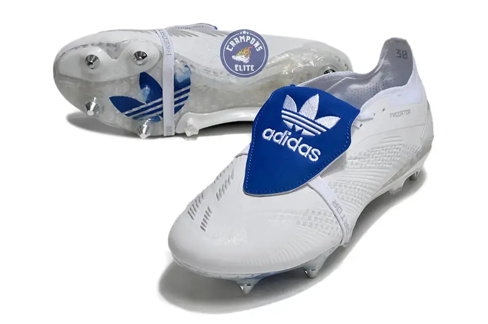Predator Elite x Beckham Elite Tongue SG - Blanc/Bleu - Image 3