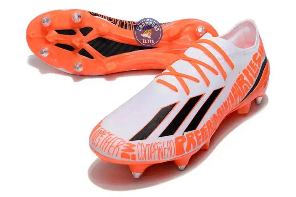 Speedportal Messi .1 SG Balon te Adoro - Blanc/Noir/Rouge - Image 2