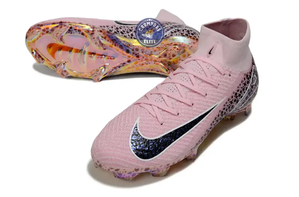 Superfly 10 Nike By You FG - Rose Motif Noir - Image 2