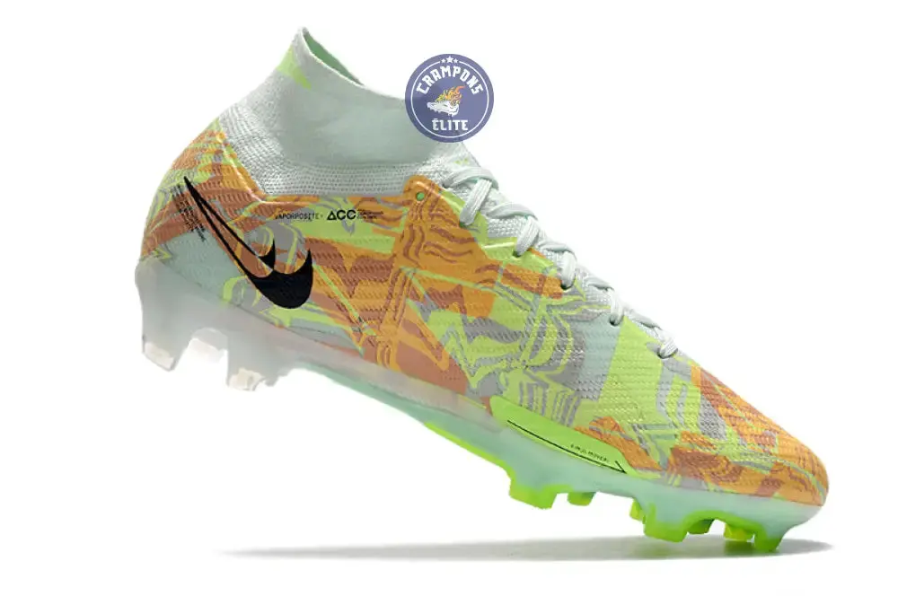 Superfly 9 Elite FG Bonded - Vert/Bleu/Orange - Image 5