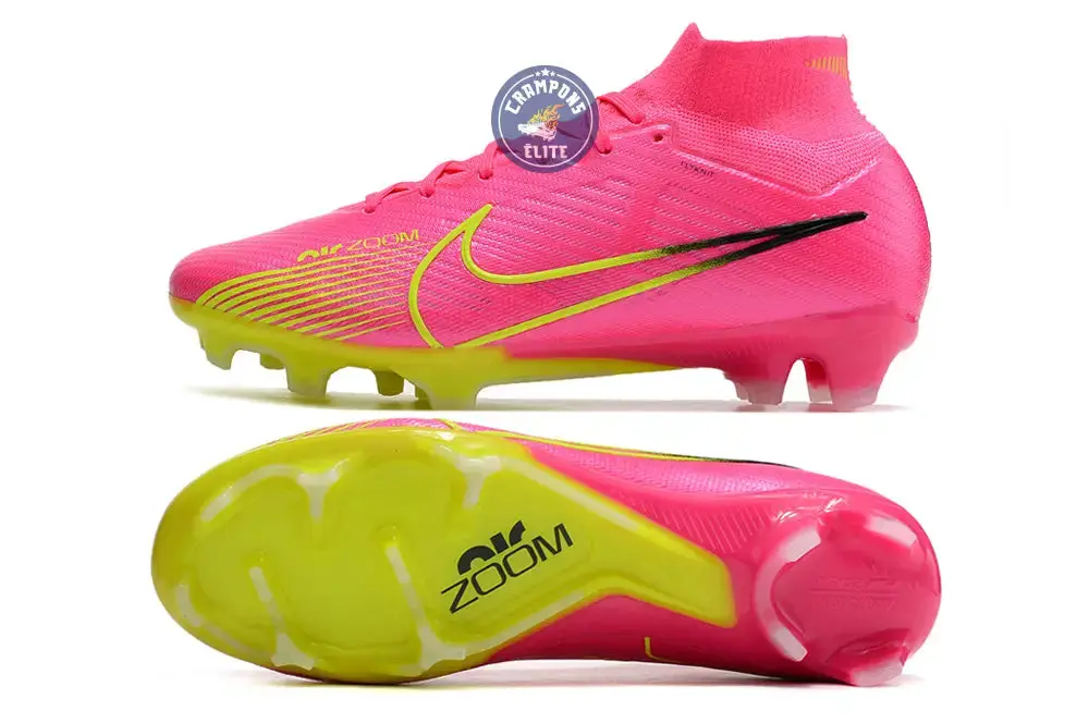 Superfly 9 Elite FG Luminous - Rose/Jaune Fluo - Image 3