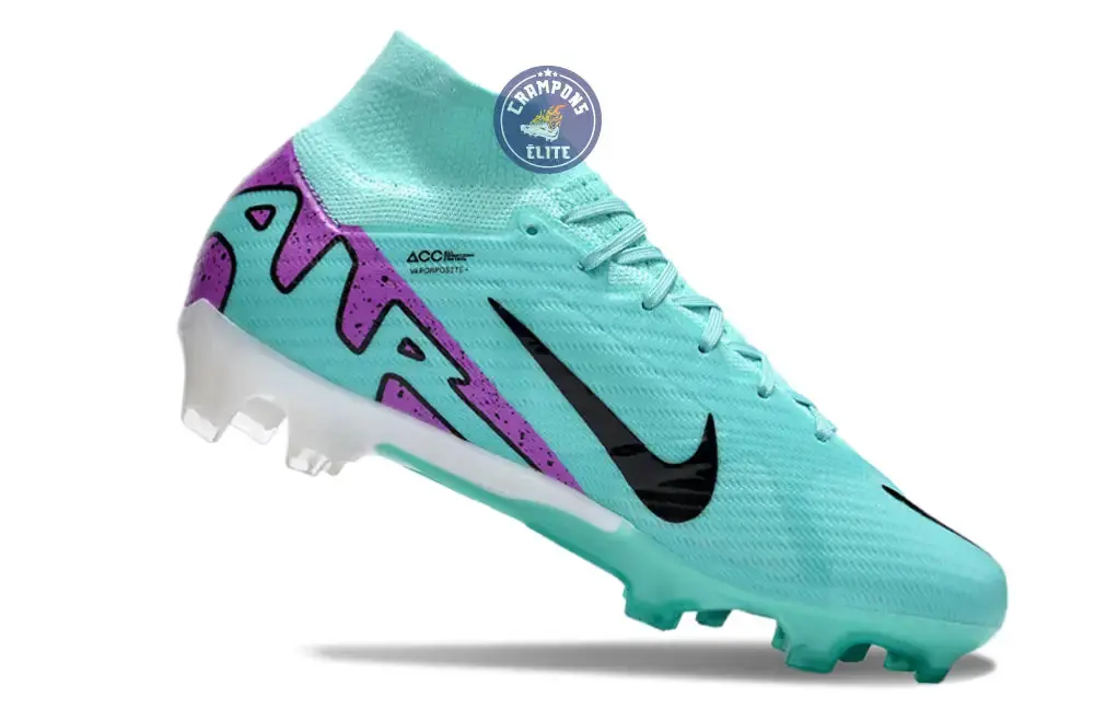 Superfly 9 Elite FG Peak Ready Bleu Turquoise Vert Violet - Image 4