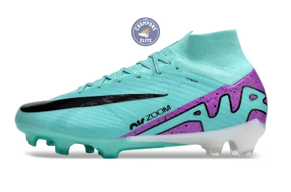 Superfly 9 Elite FG Peak Ready Bleu Turquoise Vert Violet - Image 6