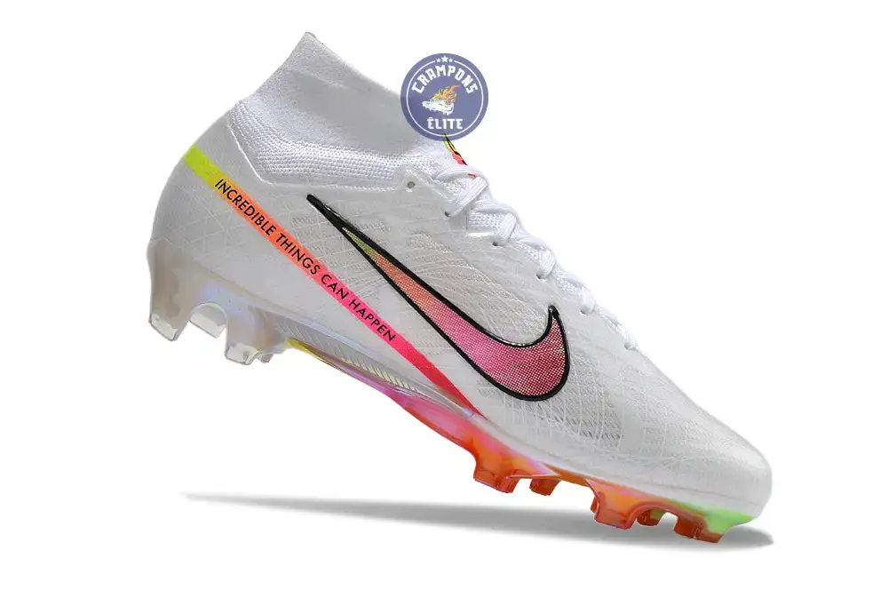 Nike Superfly 9 Elite FG x Marcus Rashford Blanc/Rose - Image 7