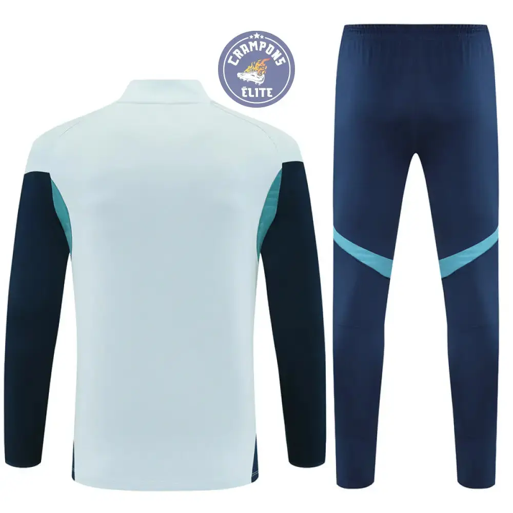 Survêtement d'entraînement demi-zip - Arsenal 2025/2026 - Bleu Turquoise/Bleu Marine/Gris Bleuté - Image 3