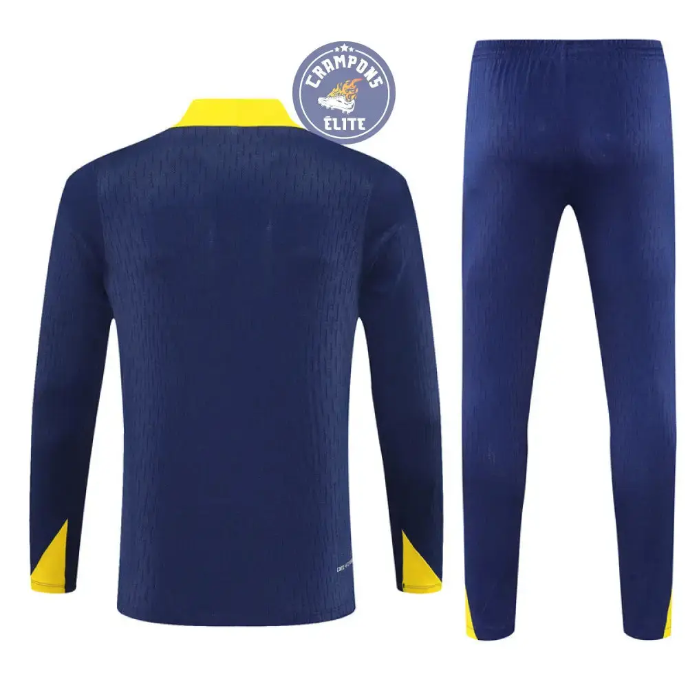 Survêtement d'entraînement demi-zip - Atlético Madrid 2025/2026 - Bleu Marine/Jaune - Image 3
