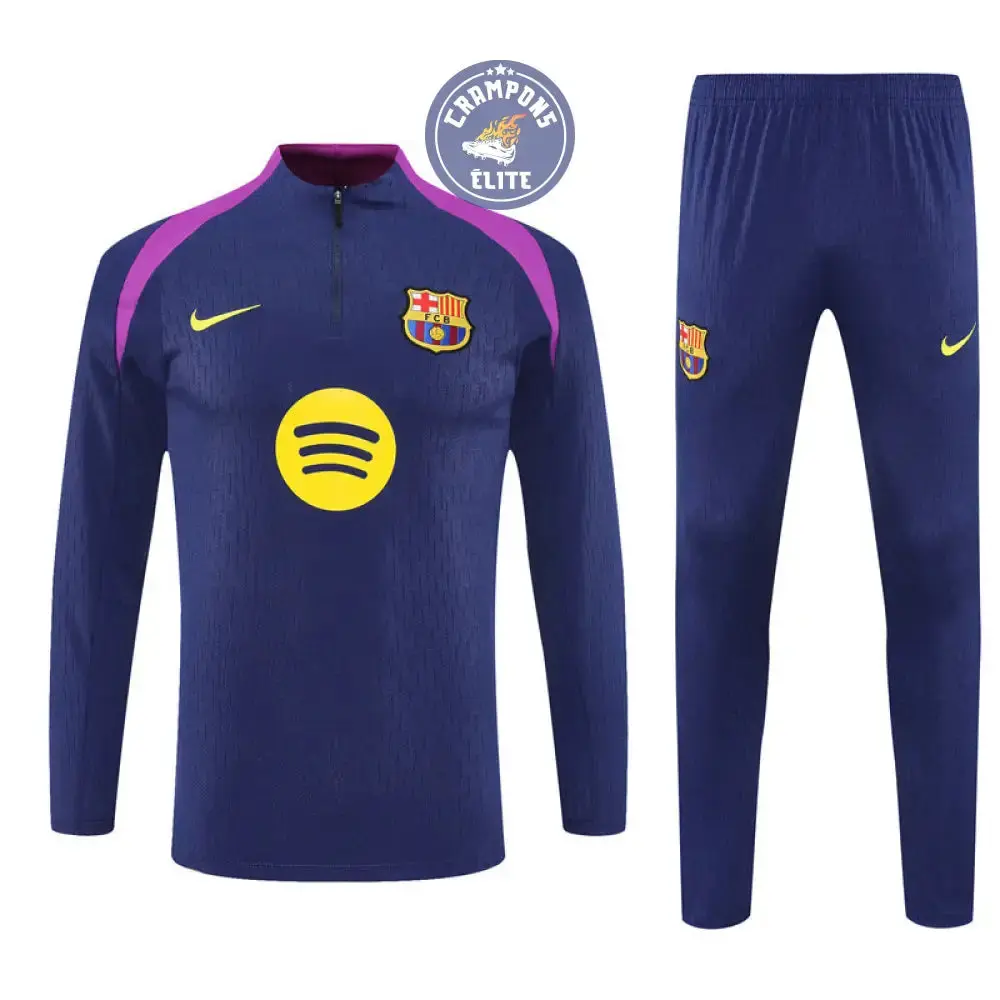 Survêtement d'entraînement demi-zip - Barcelone 2025/2026 - Bleu/Violet