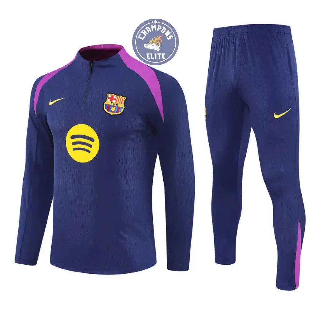 Survêtement d'entraînement demi-zip - Barcelone 2025/2026 - Bleu/Violet - Image 2