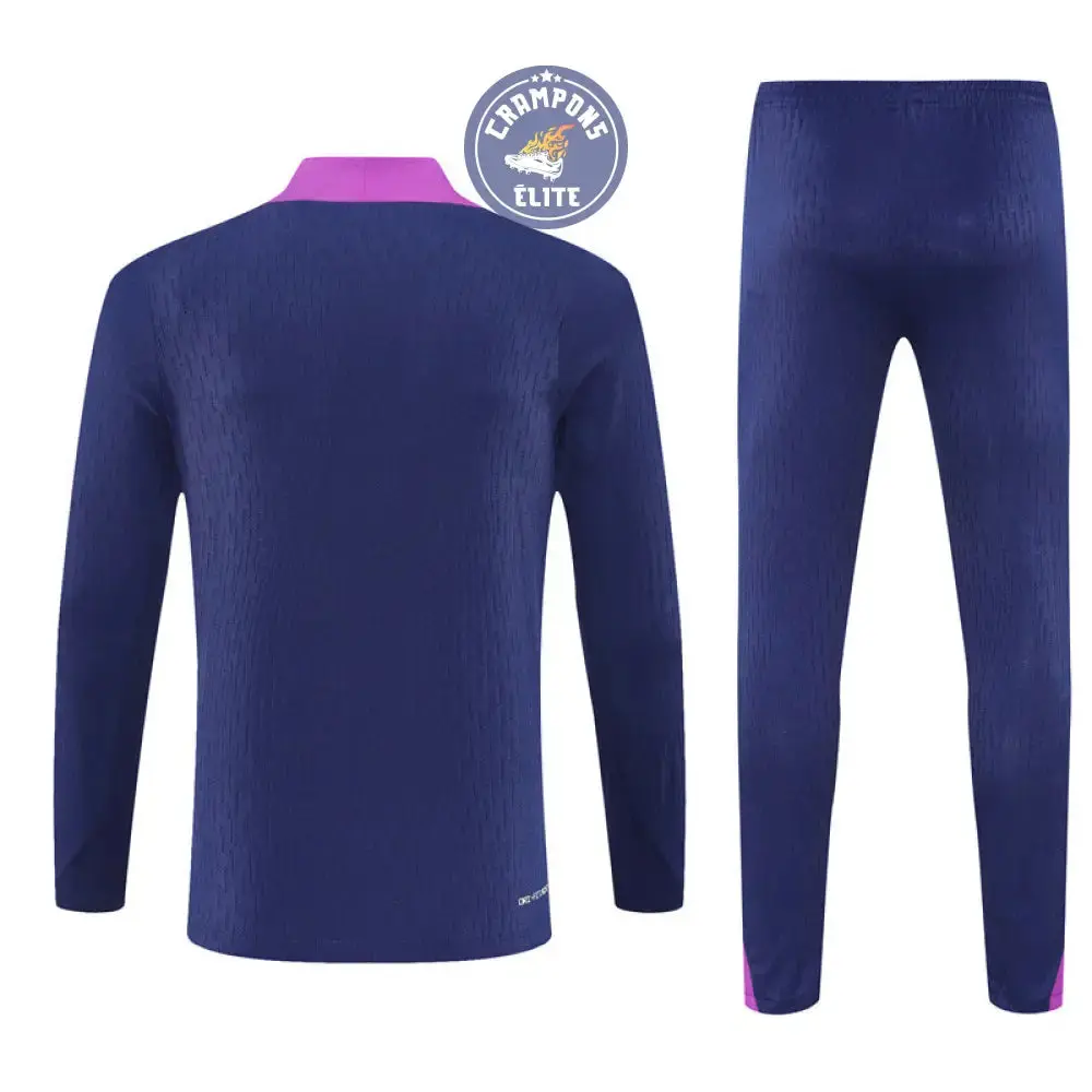Survêtement d'entraînement demi-zip - Barcelone 2025/2026 - Bleu/Violet - Image 3
