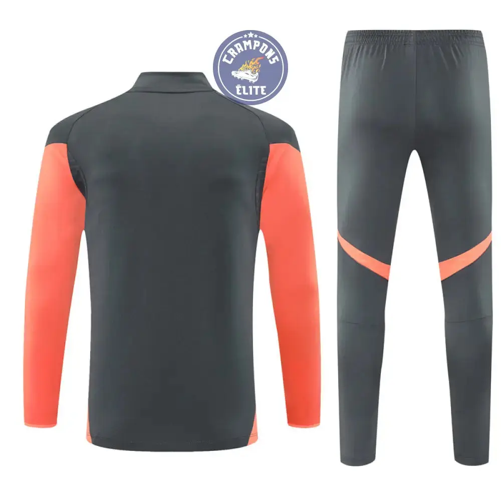 Survêtement d'entraînement demi-zip - Bayern Munich 2025/2026 - Gris/Orange - Image 3