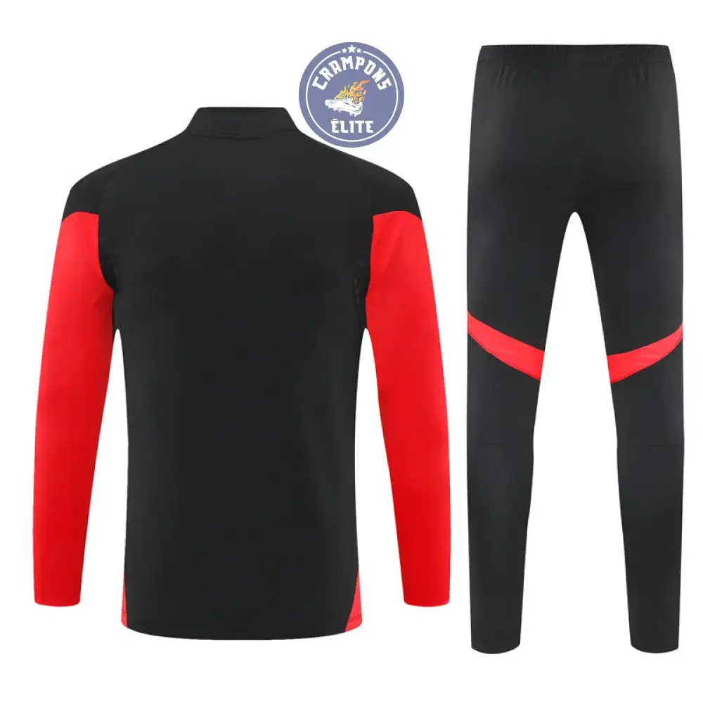 Survêtement d'entraînement demi-zip - Bayern Munich 2025/2026 - Noir/Rouge - Image 3