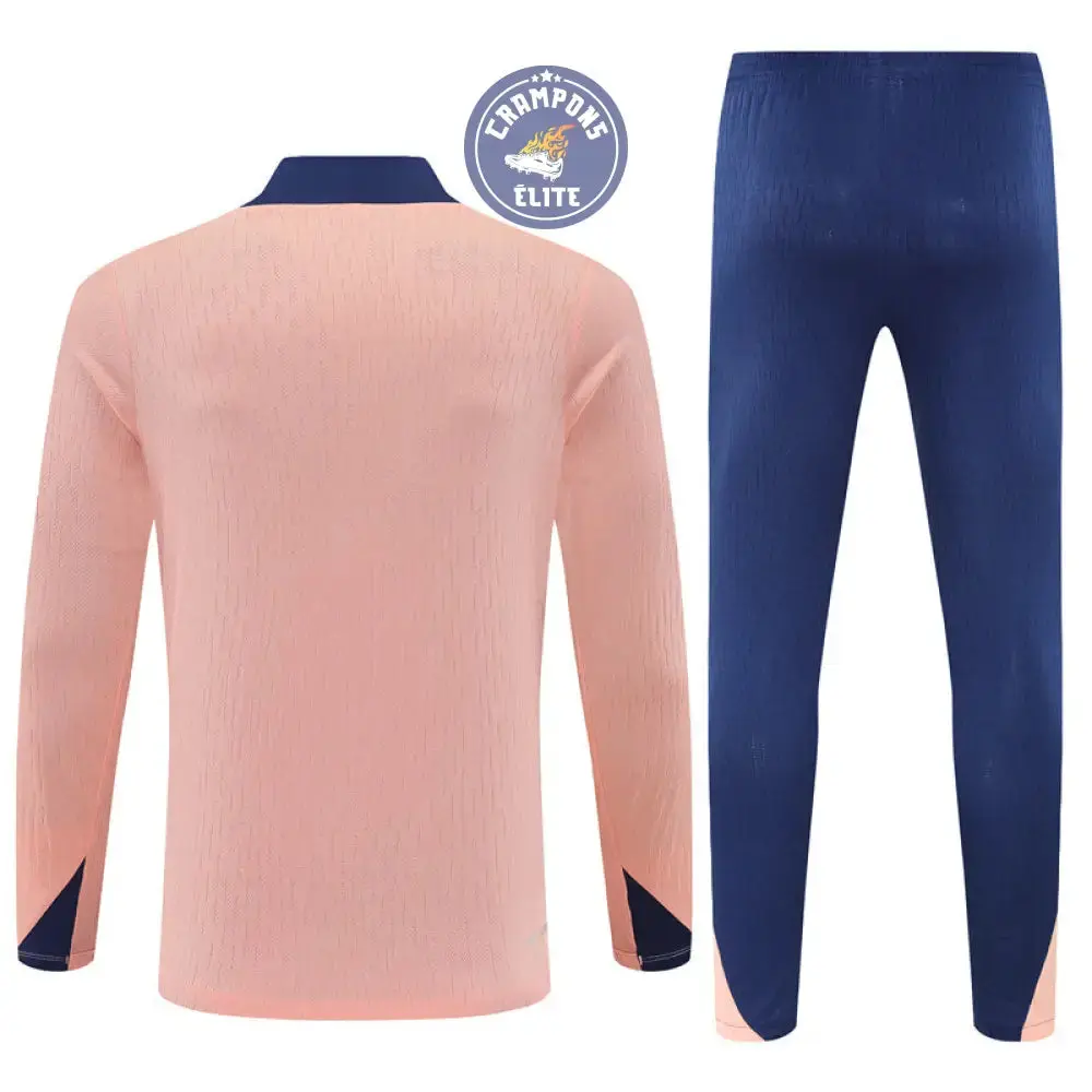 Survêtement d'entraînement demi-zip - Chelsea 2025/2026 - Rose/Bleu Marine - Image 3