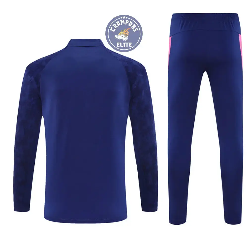 Survêtement d'entraînement demi-zip - Feyenoord 2025/2026 - Bleu Marine/Rose - Image 3