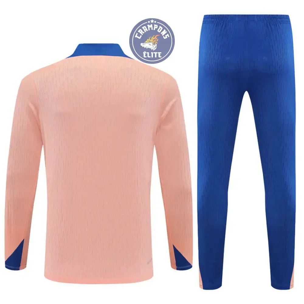 Survêtement d'entraînement demi-zip - France 2025/2026 - Rose/Bleu - Image 3