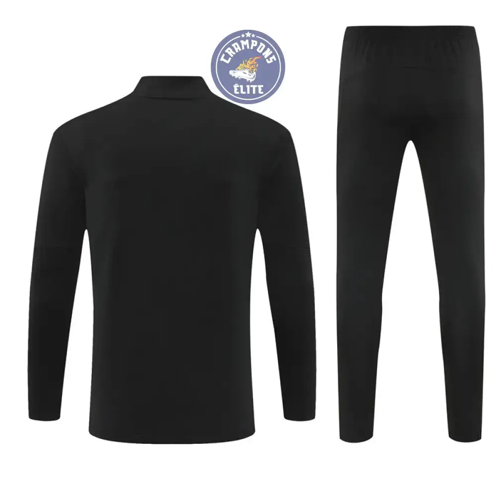 Survêtement d'entraînement demi-zip - Manchester City 2025/2026 - Noir/Blanc - Image 3