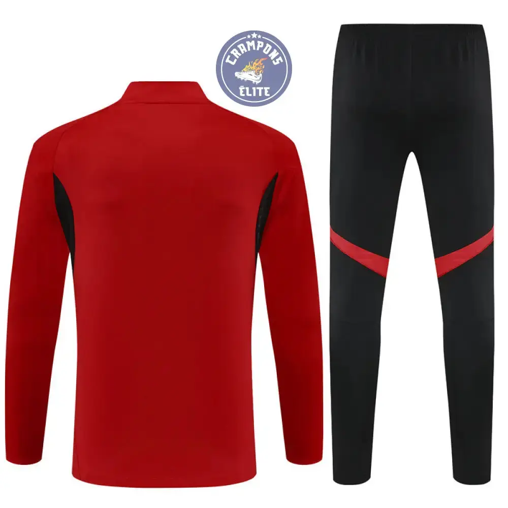 Survêtement d'entraînement demi-zip - Manchester United 2025/2026 - Rouge/Noir/Blanc - Image 2