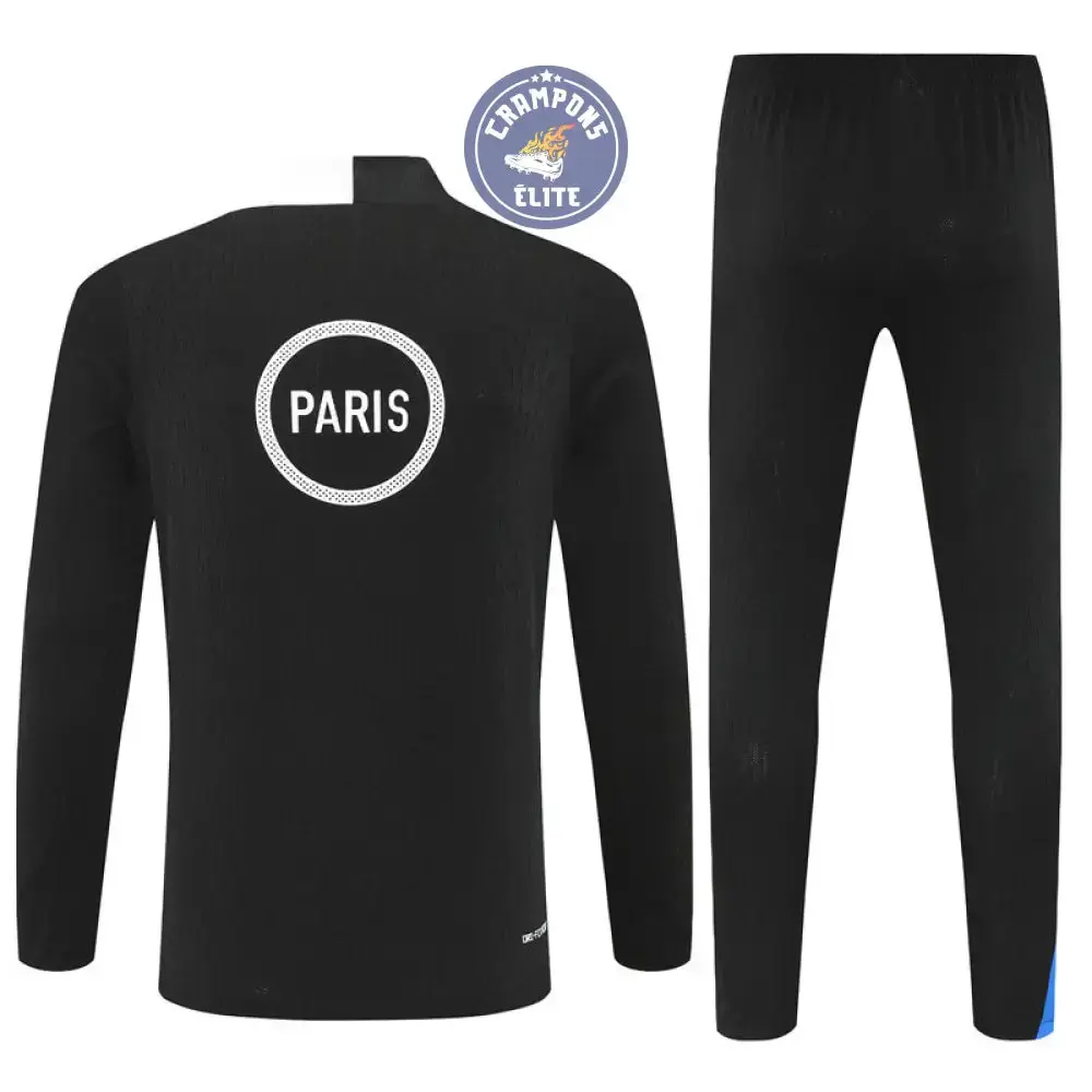 Survêtement d'entraînement demi-zip - PSG 2025/2026 - Noir/Blanc/Rouge - Image 3