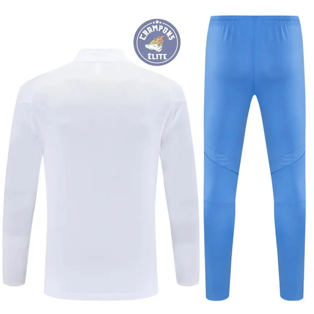 Survêtement d'entraînement demi-zip - Real Madrid 2025/2026 - Blanc/Bleu Ciel - Image 3