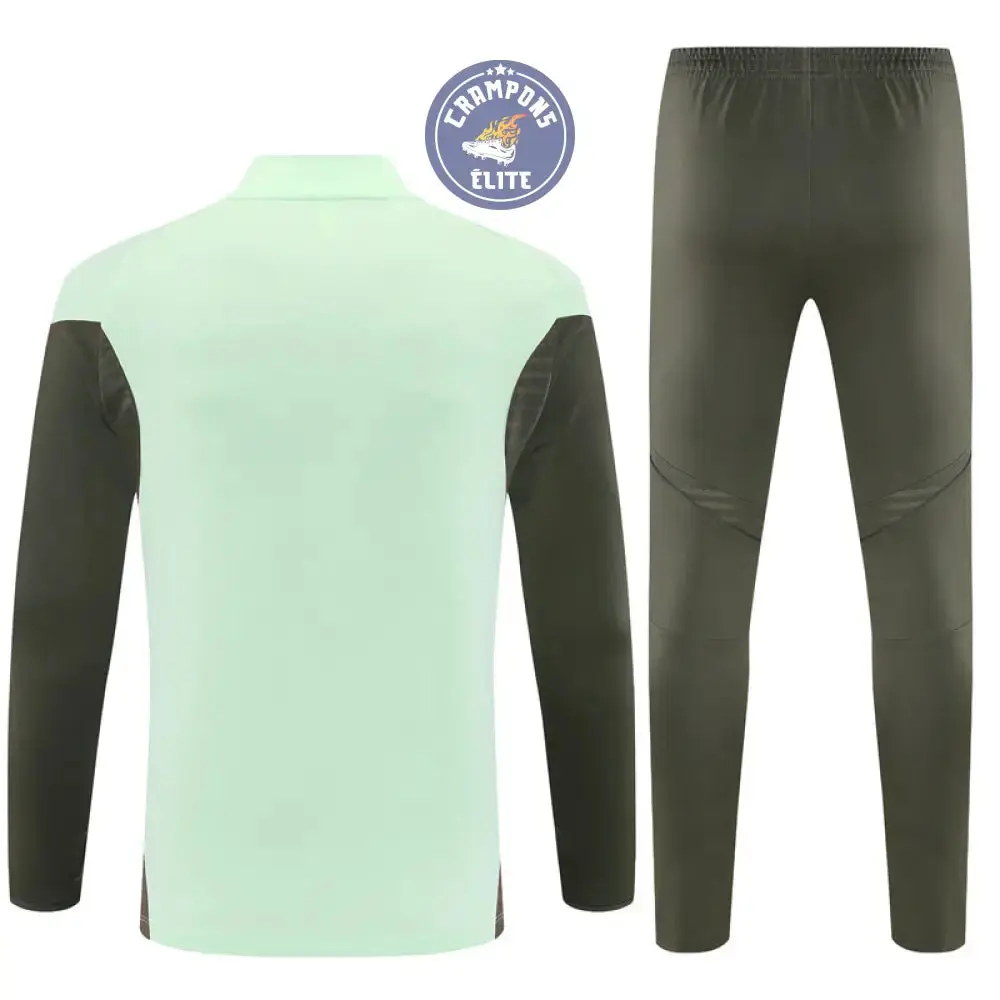 Survêtement d'entraînement demi-zip - Real Madrid 2025/2026 - Bleu Turquoise/Kaki - Image 3