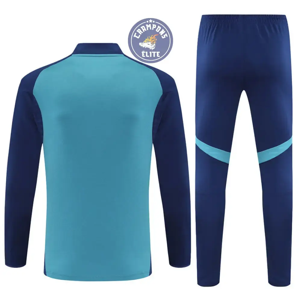 Survêtement d'entraînement demi-zip - Arsenal 2025/2026 - Bleu Marine/Bleu Ciel/Blanc - Image 3