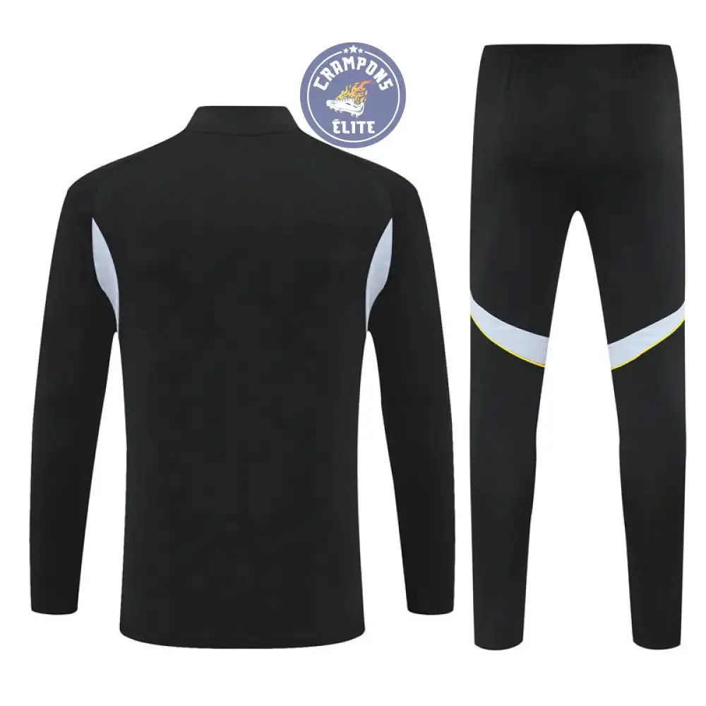 Survêtement d'entraînement demi-zip - Real Madrid 2025/2026 - Noir/Gris/Jaune/Blanc - Image 3