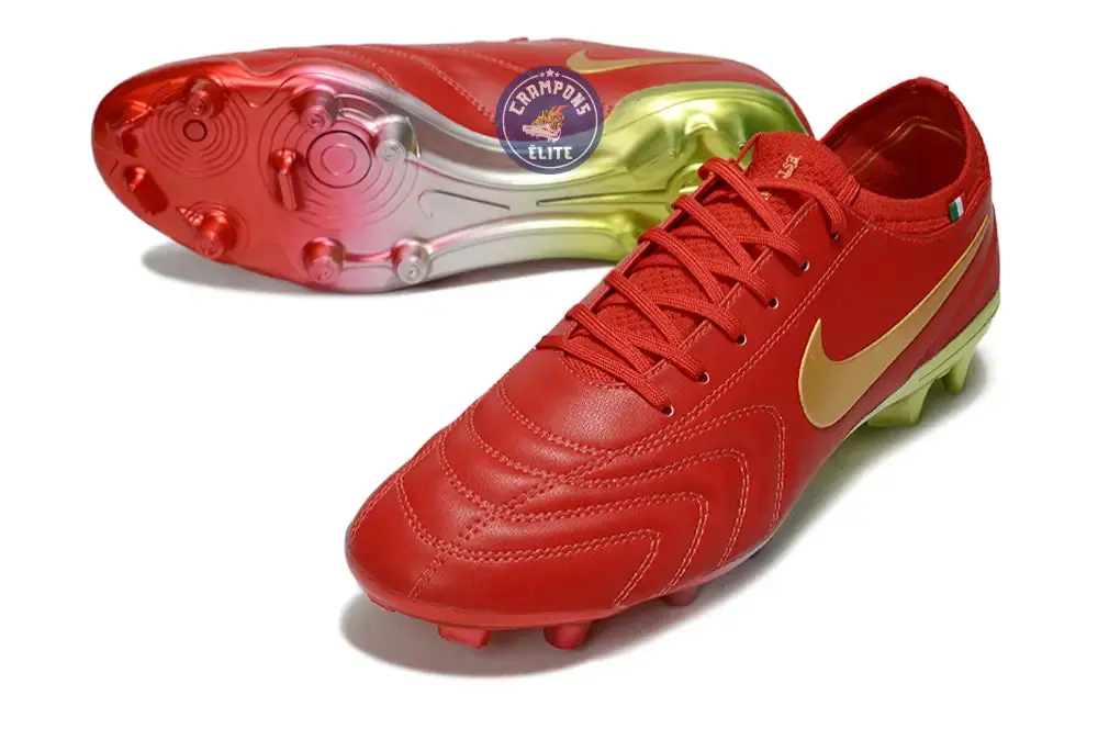 Tiempo 10 Luxe FG - Rouge/Jaune - Image 2