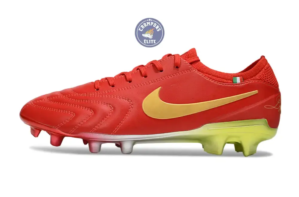 Tiempo 10 Luxe FG - Rouge/Jaune - Image 5