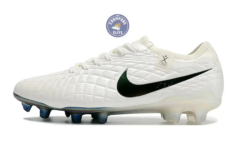 Tiempo Legend 10 Elite FG Pearl - Blanc Cassé/Turquoise - Image 6