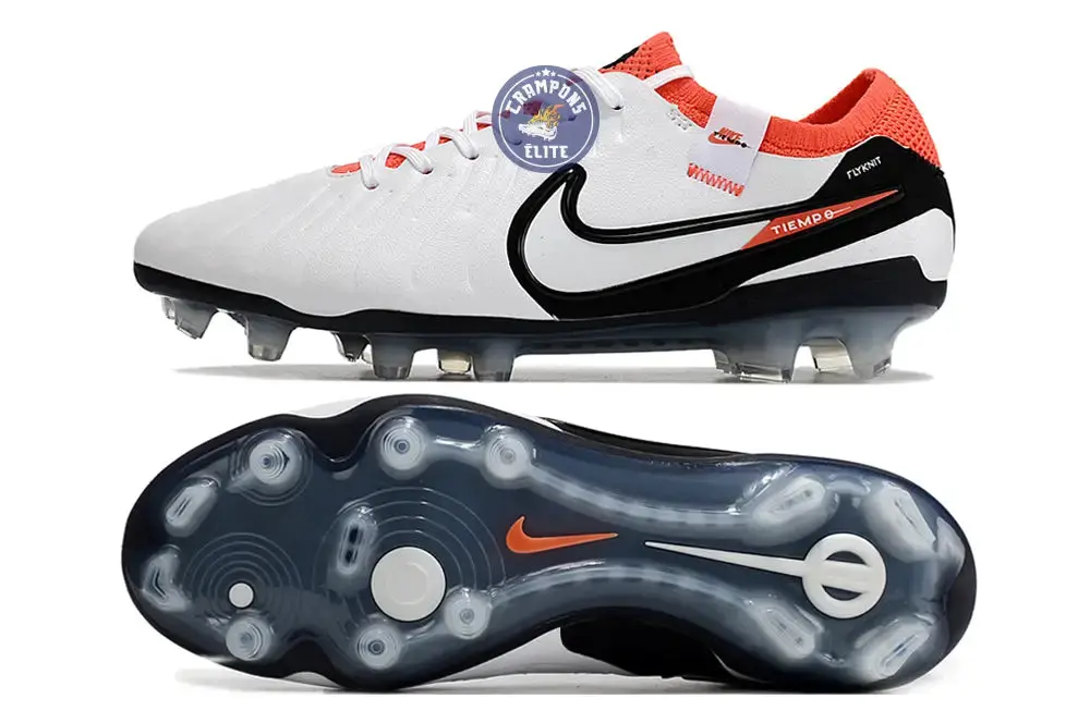Tiempo Legend 10 Elite FG Ready - Blanc/Noir/Rouge - Image 3