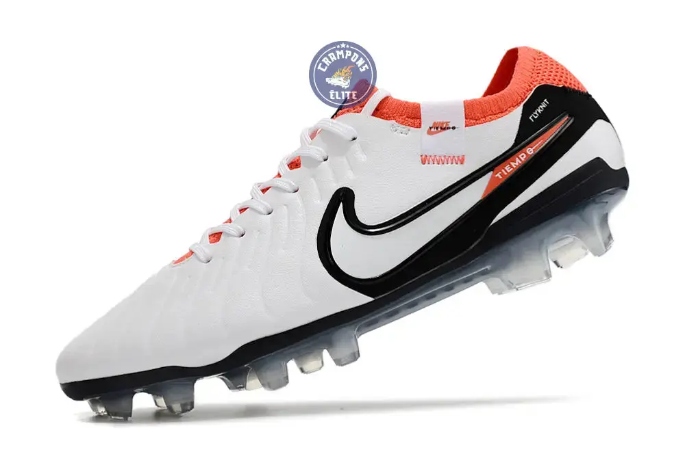 Tiempo Legend 10 Elite FG Ready - Blanc/Noir/Rouge - Image 5