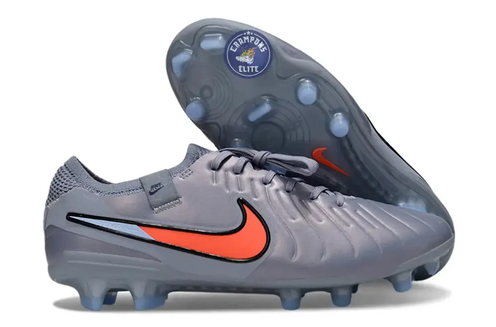 Tiempo Legend 10 Elite FG Scary Good - Gris/Orange/Noir - Image 3