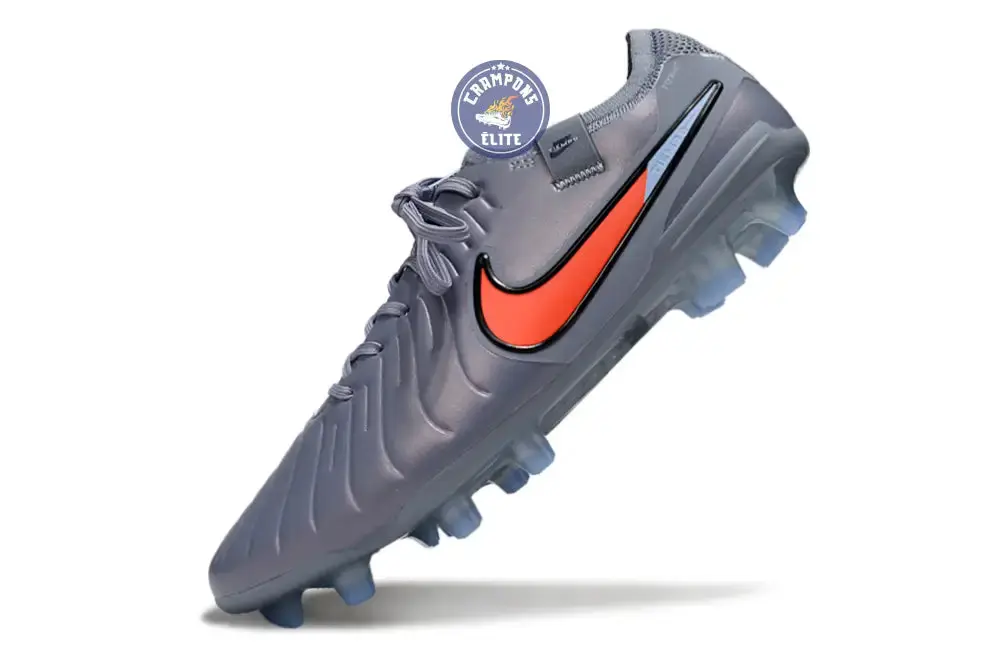 Tiempo Legend 10 Elite FG Scary Good - Gris/Orange/Noir - Image 5