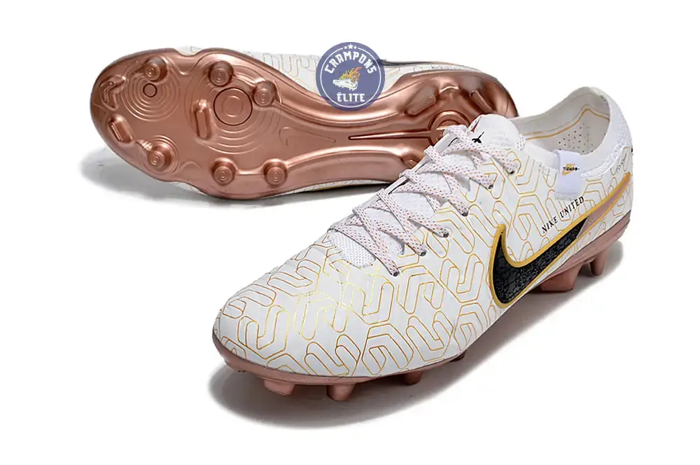 Tiempo Legend 10 Elite FG United Golden - Blanc/Noir/Doré - Image 2