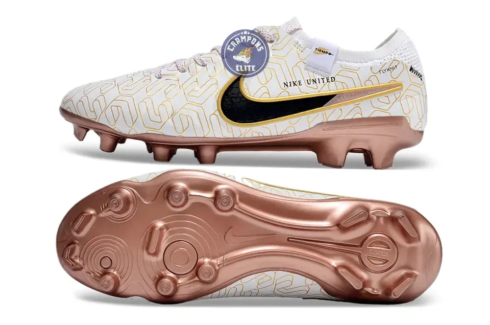 Tiempo Legend 10 Elite FG United Golden - Blanc/Noir/Doré - Image 3