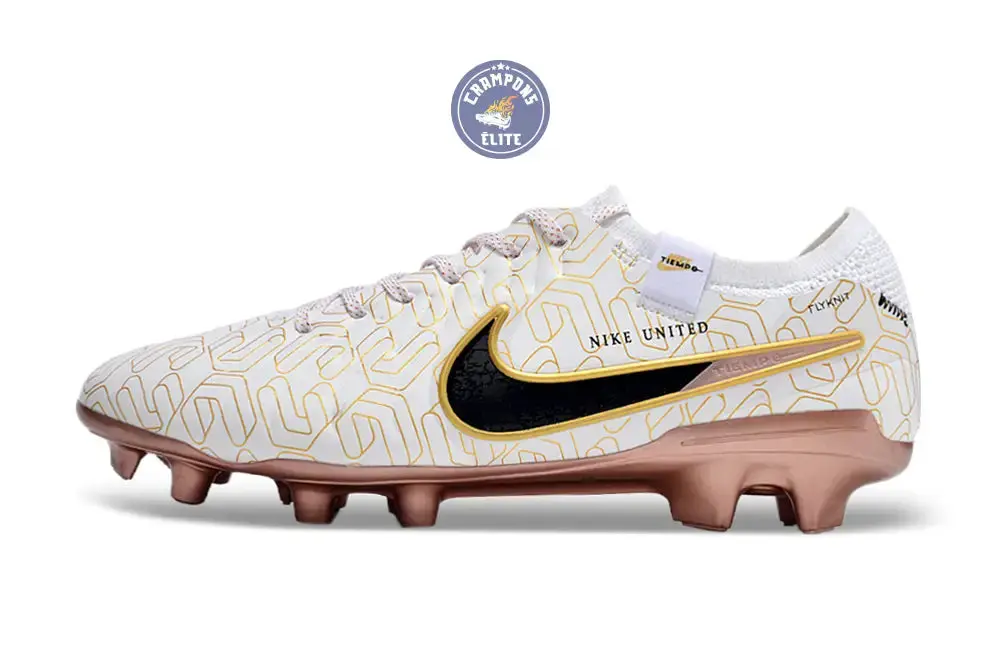 Tiempo Legend 10 Elite FG United Golden - Blanc/Noir/Doré - Image 6