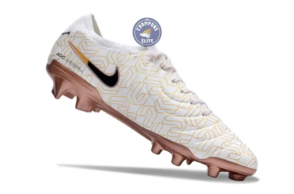 Tiempo Legend 10 Elite FG United Golden - Blanc/Noir/Doré - Image 7