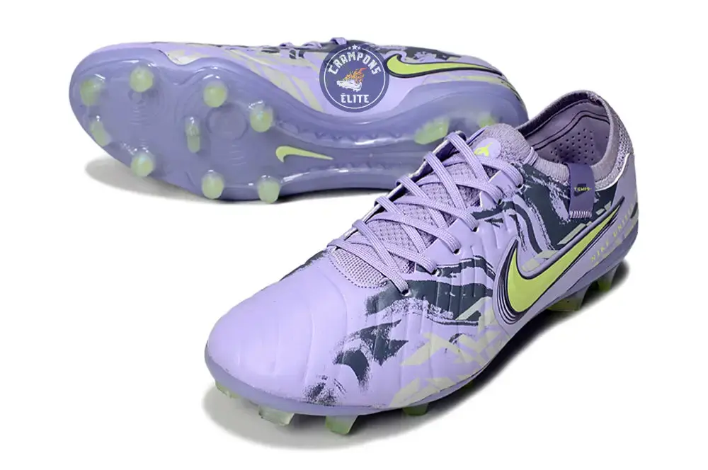 TIEMPO LEGEND 10 ELITE FG UNITED - PURPLE AGATE/VIOLET/JAUNE FLUO - Image 2