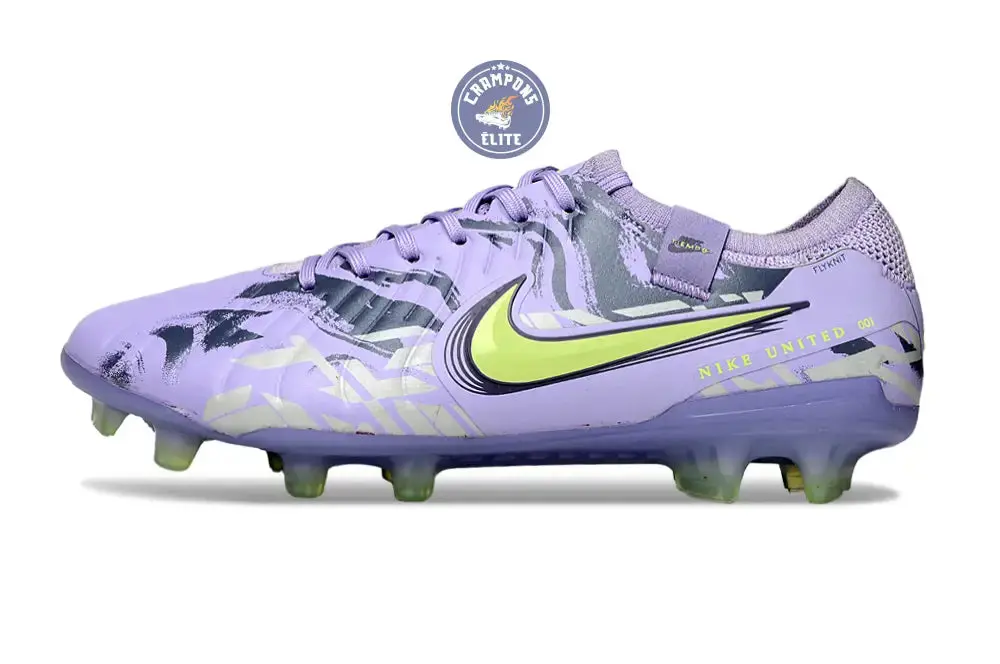 TIEMPO LEGEND 10 ELITE FG UNITED - PURPLE AGATE/VIOLET/JAUNE FLUO - Image 5