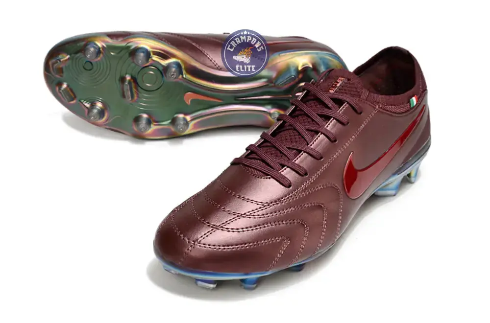 Tiempo Legend 10 Elite Luxe FG Montebelluna Leather Port Wine - Bordeaux/Rouge - Image 2