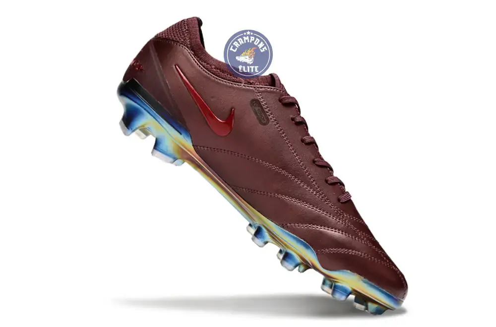 Tiempo Legend 10 Elite Luxe FG Montebelluna Leather Port Wine - Bordeaux/Rouge - Image 3