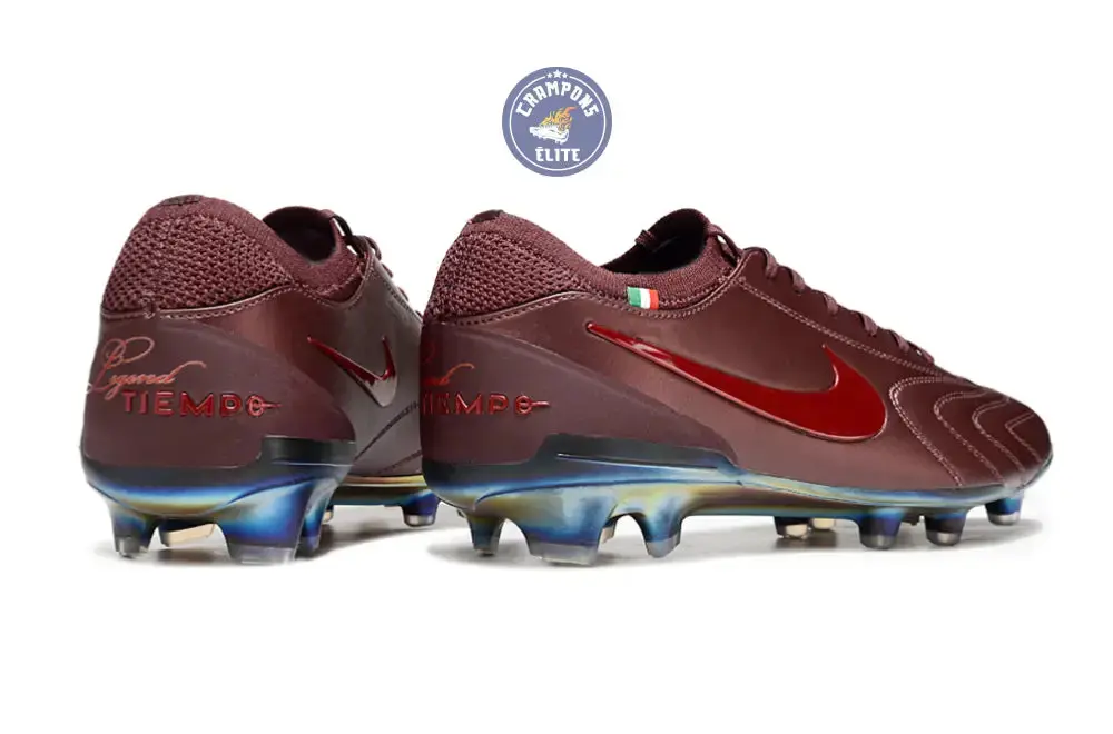 Tiempo Legend 10 Elite Luxe FG Montebelluna Leather Port Wine - Bordeaux/Rouge - Image 6