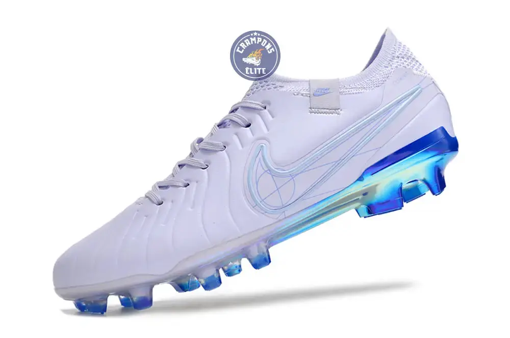 Tiempo Legend 10 FG - Blanc/Bleu brillant - Image 4